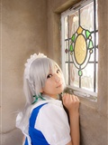 cosplay美女套图 c77 Sakuya Izayoi　白丝假发扮相(1)(70)